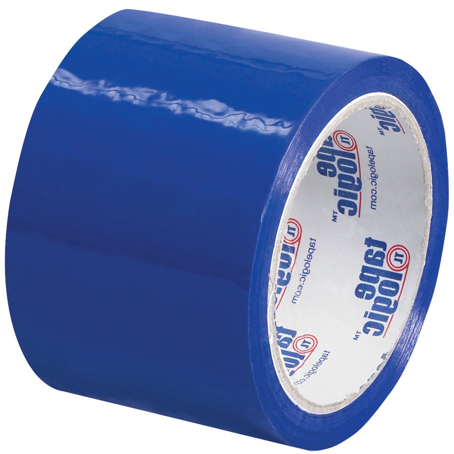 3 in x 55 yd 2.2 Mil Blue Acrylic Carton Sealing Tape 24/Case T90522B