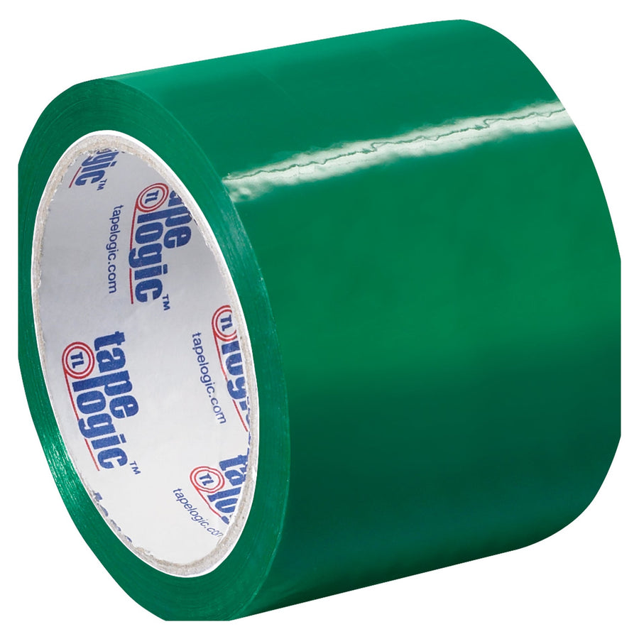 3 in x 55 yd 2.2 Mil Green Carton Sealing Tape 24/Case T90522G