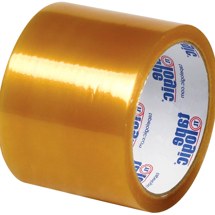 3 in x 110 yd 2.2 Mil Clear Natural Rubber Carton Sealing Tape 24/Case T90551