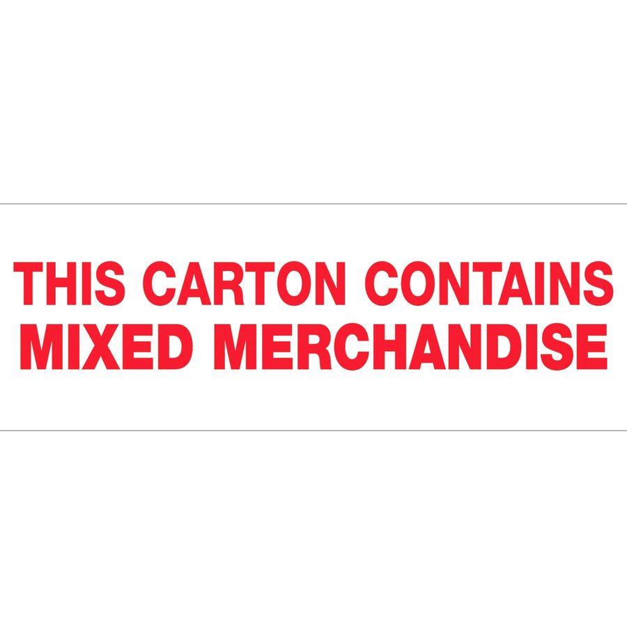 3 in x 110 yd 2.2 Mil Messaged Carton Sealing Tape 6-Pack T905P106PK