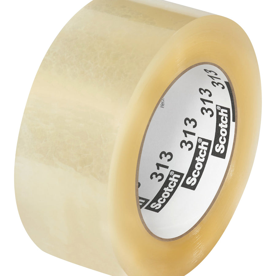 2 in x 110 yd 2.5 Mil Clear Acrylic 313 Box Sealing Tape 36/Case T906313