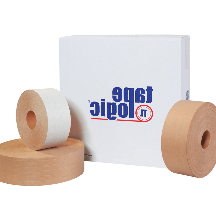 3 in x 450 ft White Fiberglass Reinforced Water Activated Tape 10/Case T9077500W