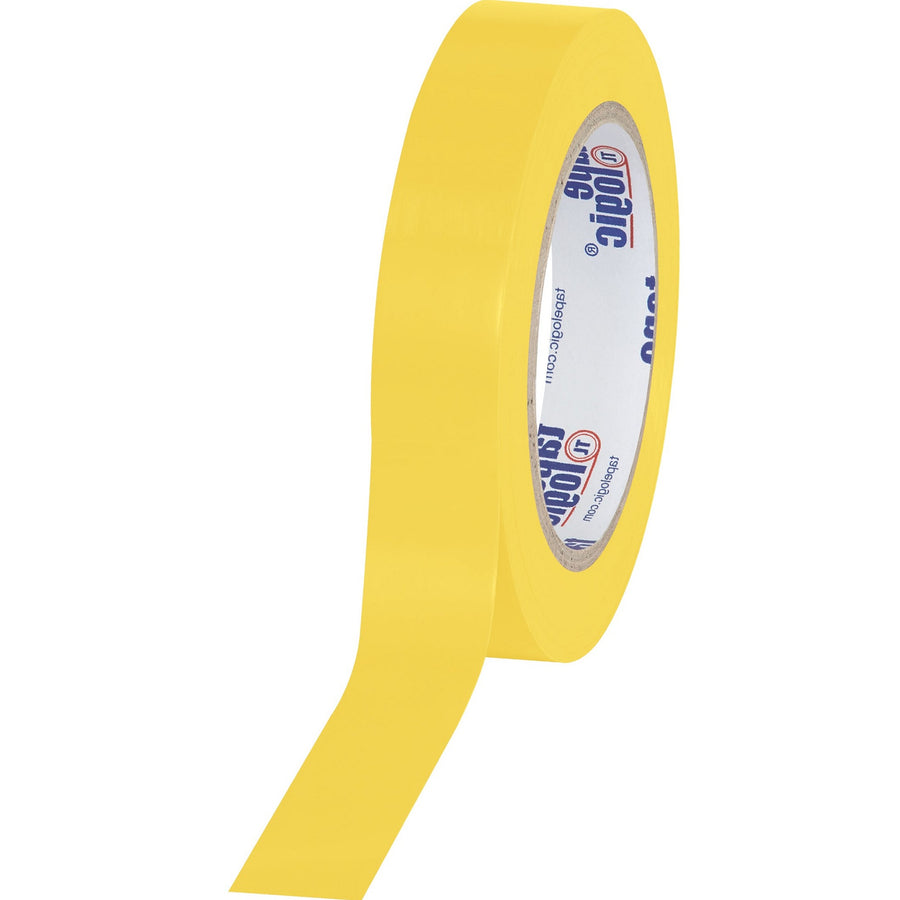 1 in x 36 yd 6.0 Mil Yellow Vinyl Safety Tape 48/Case T9136Y