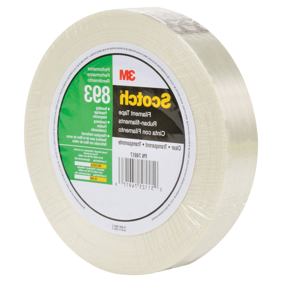 3/4 in x 60 yd Scotch 893 Filament Tape 48/Case T914893