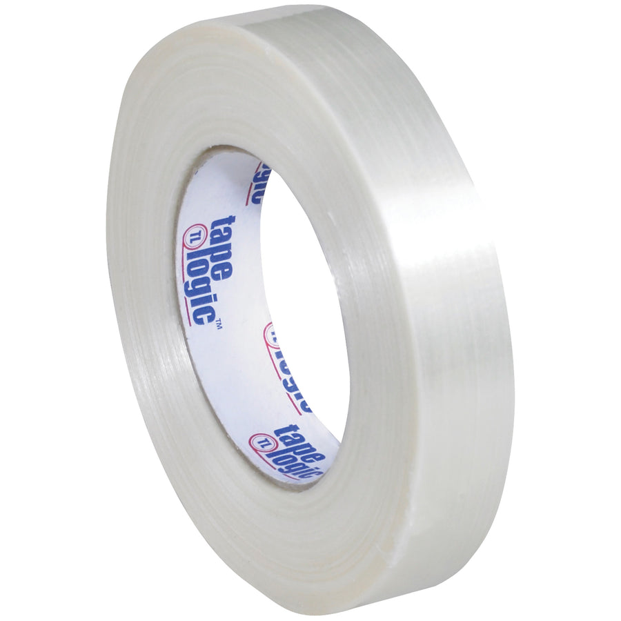 Tape Logic 1550 delivers 441 lb tensile strength for demanding bundling and palletizing operations. This clear strapping tape resists break-down under load, keeping cases sealed through warehouse handling and transport. Case includes 36 rolls of 1" x 60 yard tape.