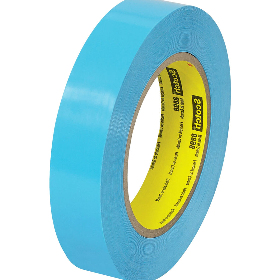 1 in x 60 yd 4.6 Mil Blue Heavy-Duty Strapping Tape 12/Case T915889812PK