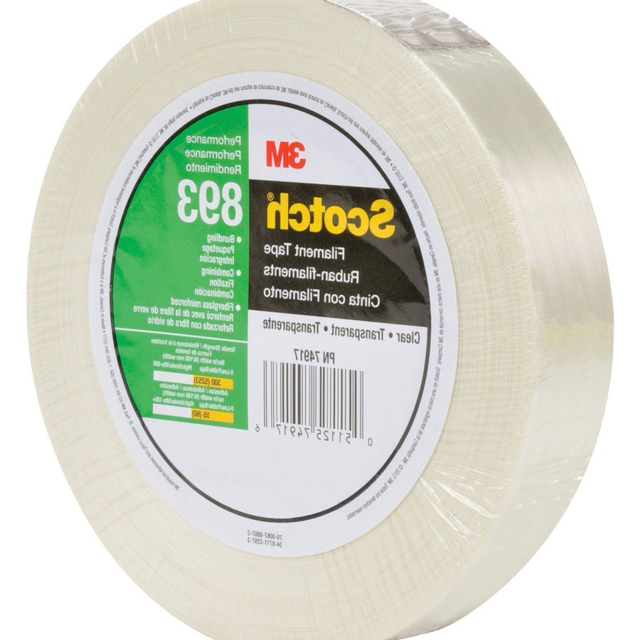 1 in x 60 yd Scotch 893 Filament Tape 36/Case T915893