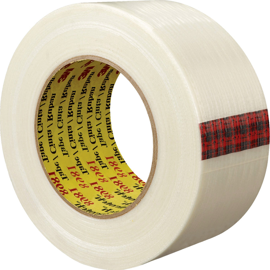 2 in x 60 yd 6.6 Mil Clear 3M 8981 Strapping Tape 24/Case T9178981