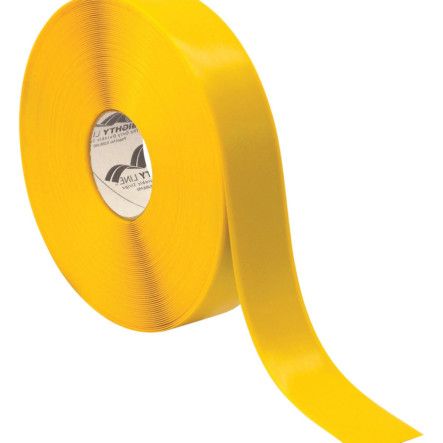 2 in x 100 ft 60 Mil Yellow PVC Safety Tape T92100Y