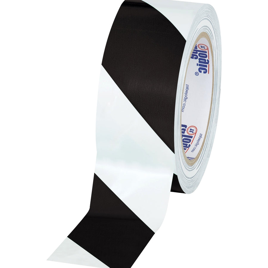 2 in x 36 yd 7.0 Mil Black/White Vinyl Safety Tape 3-Pack T92363PKBW