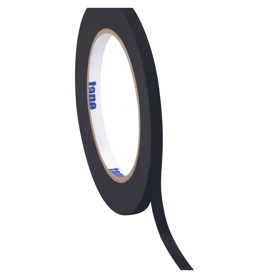 1/4 in x 60 yd 4.9 Mil Black Crepe Masking Tape 144/Case T931003B