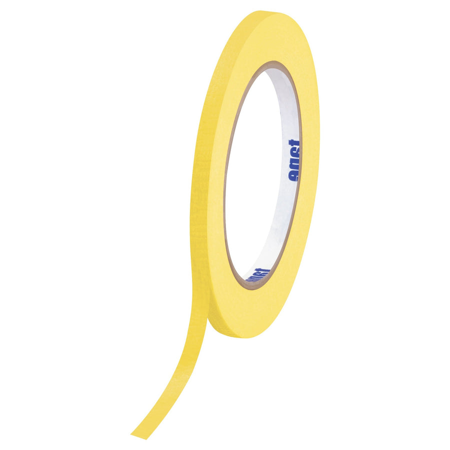 1/2 in x 60 yd 4.9 Mil Yellow Masking Tape 12/Case T93300312PKY