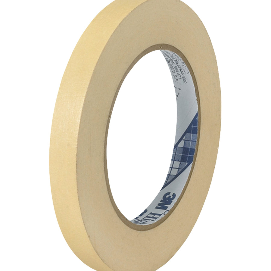 1/2 in x 60 yd 5.2 Mil Crepe 3M 2307 Masking Tape 72/Case T9332307