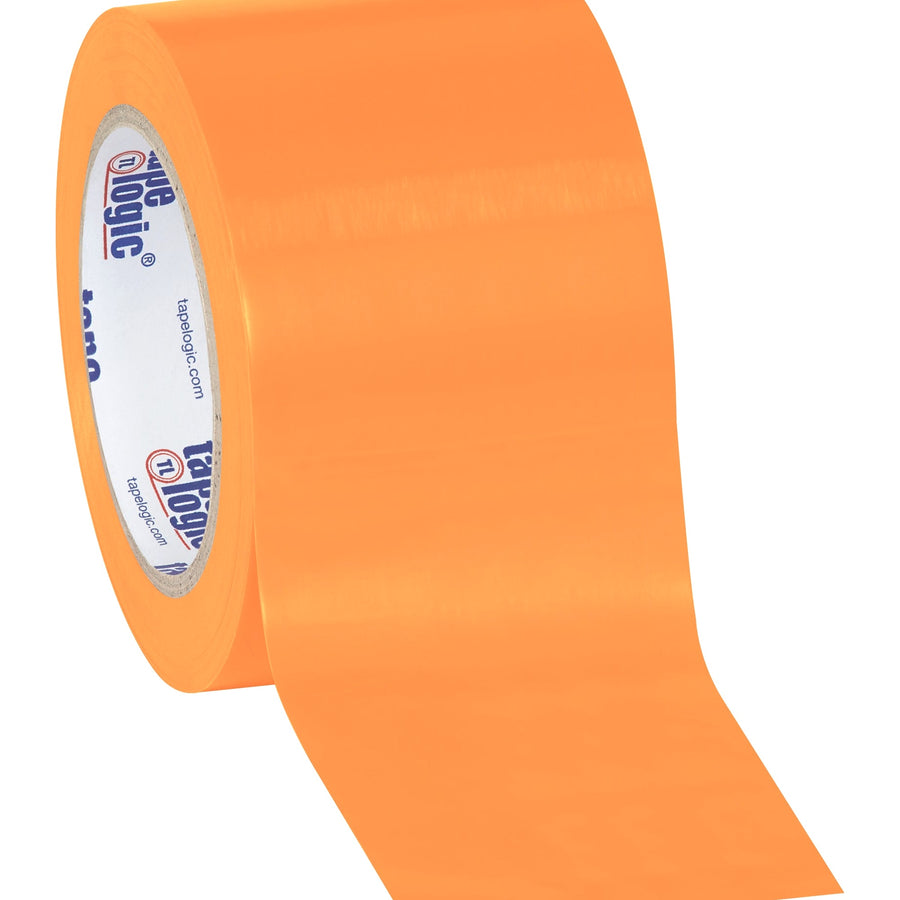 3 in x 36 yd 6.0 Mil Orange Vinyl Safety Tape 16/Case T9336O