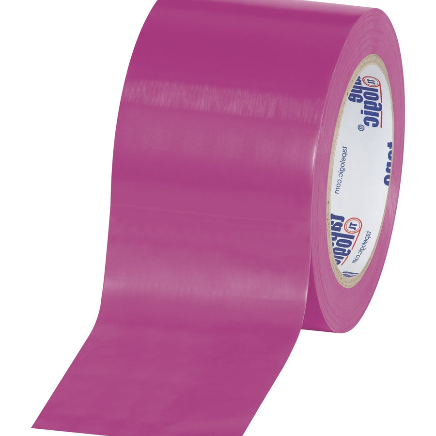 3 in x 36 yd 6.0 Mil Purple Vinyl Safety Tape 16/Case T9336P