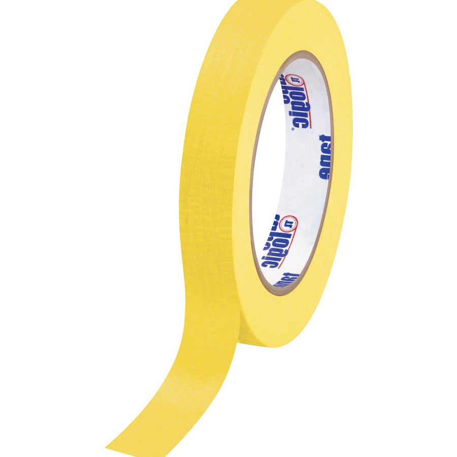 3/4 in x 60 yd 4.9 Mil Yellow Crepe Masking Tape 48/Case T934003Y