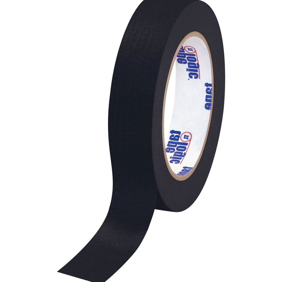 1 in x 60 yd 4.9 Mil Black Masking Tape 12-Pack T93500312PKB