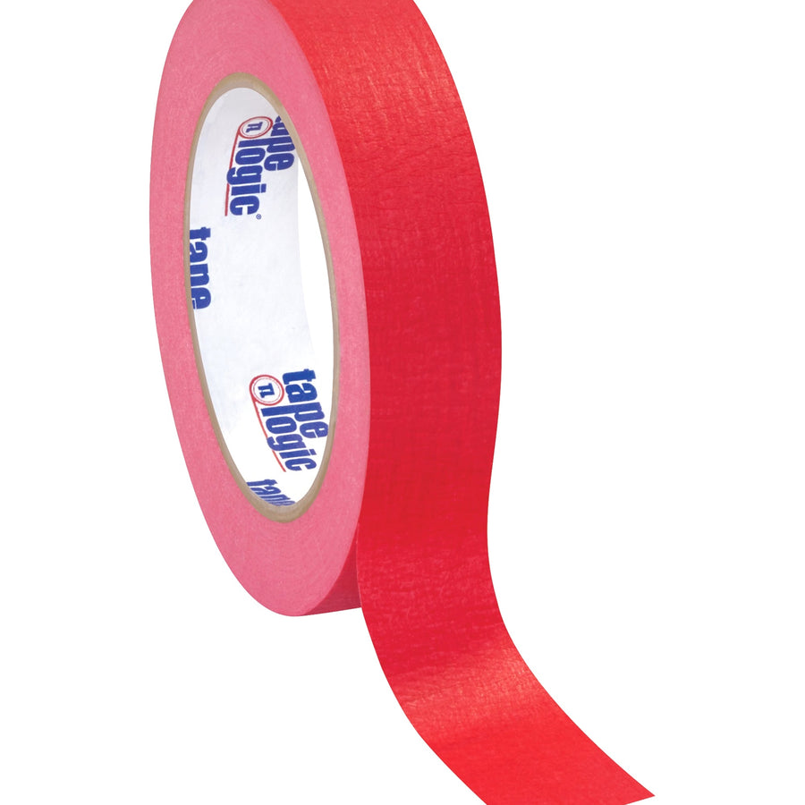 1 in x 60 yd Red Crepe Masking Tape 36/Case T935003R
