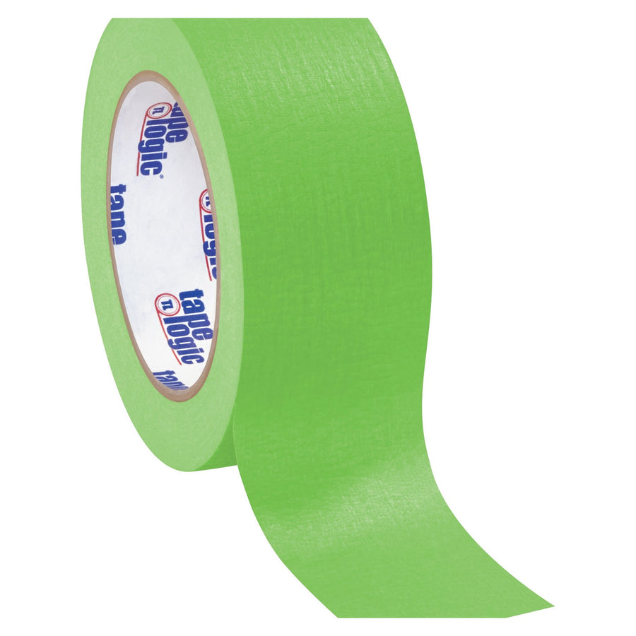 2 in x 60 yd 4.9 Mil Light Green Crepe Masking Tape 24/Case T937003A