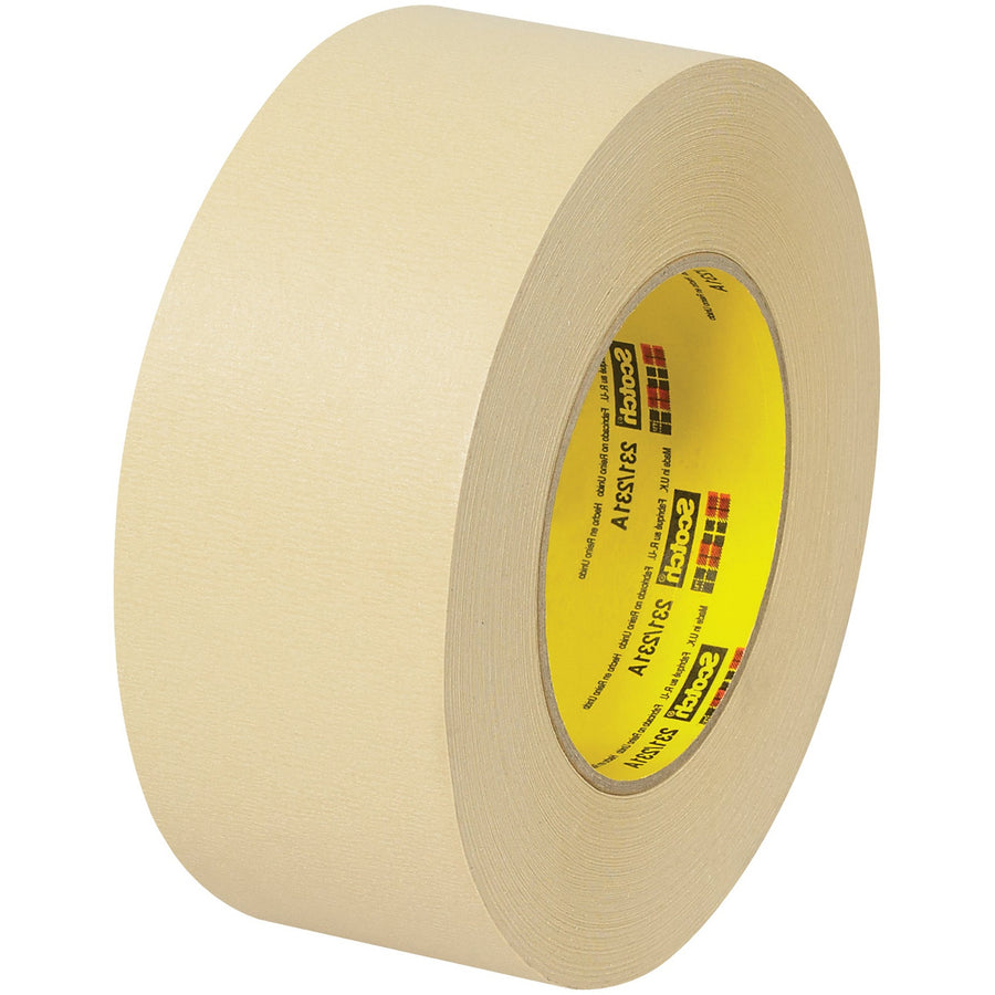 2 in x 60 yd 7.6 Mil 3M 231 Crepe Masking Tape 24/Case T937231