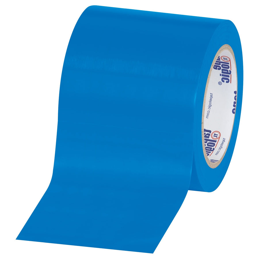 4 in x 36 yd 6.0 Mil Blue Vinyl Safety Tape 3/Case T94363PKB
