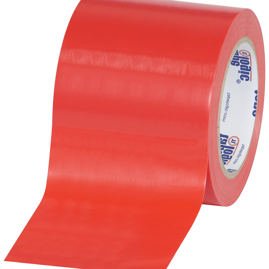 4 in x 36 yd 6.0 Mil Red Vinyl Safety Tape 3/Case T94363PKR