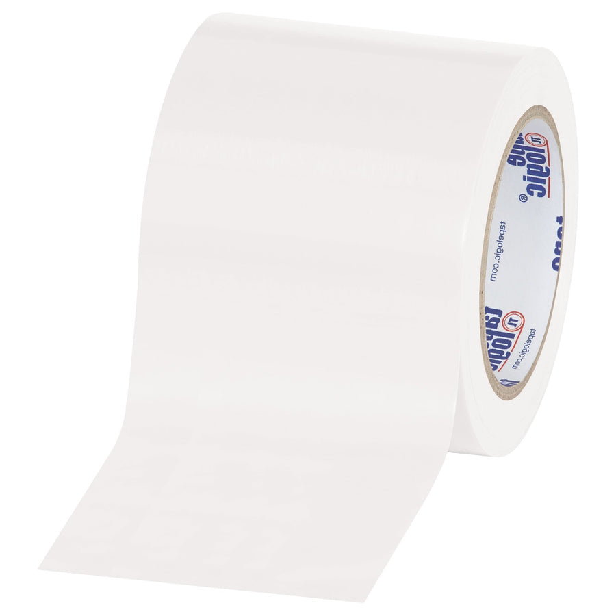 4 in x 36 yd 6.0 Mil White Vinyl Safety Tape 12/Case T9436W