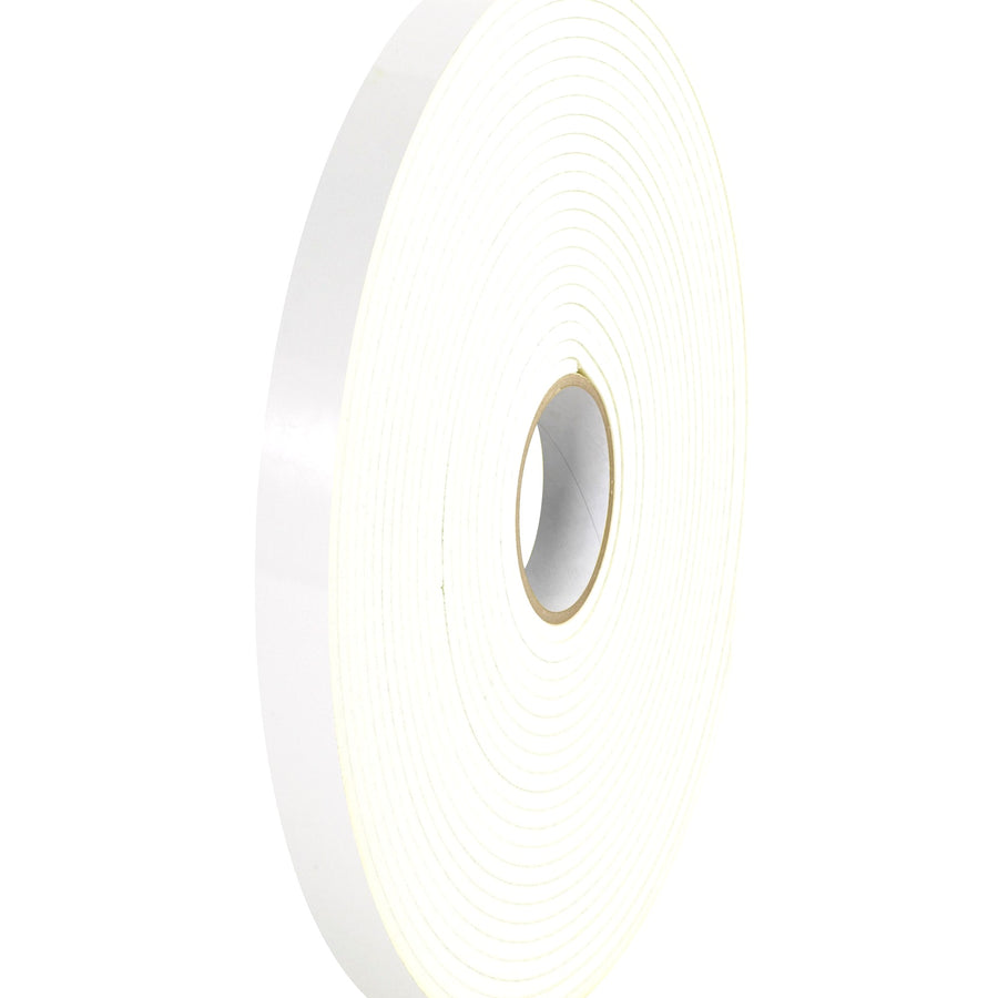 1 in x 72 yd White Double Sided Foam Tape PE 12-Pack T945116