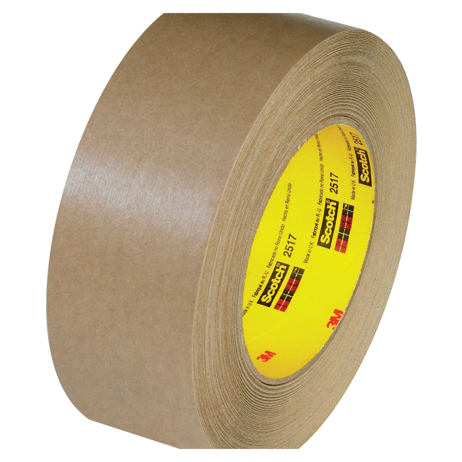 1.5 in x 60 yd 6.5 Mil Kraft Flatback Tape 24/Case T9462517