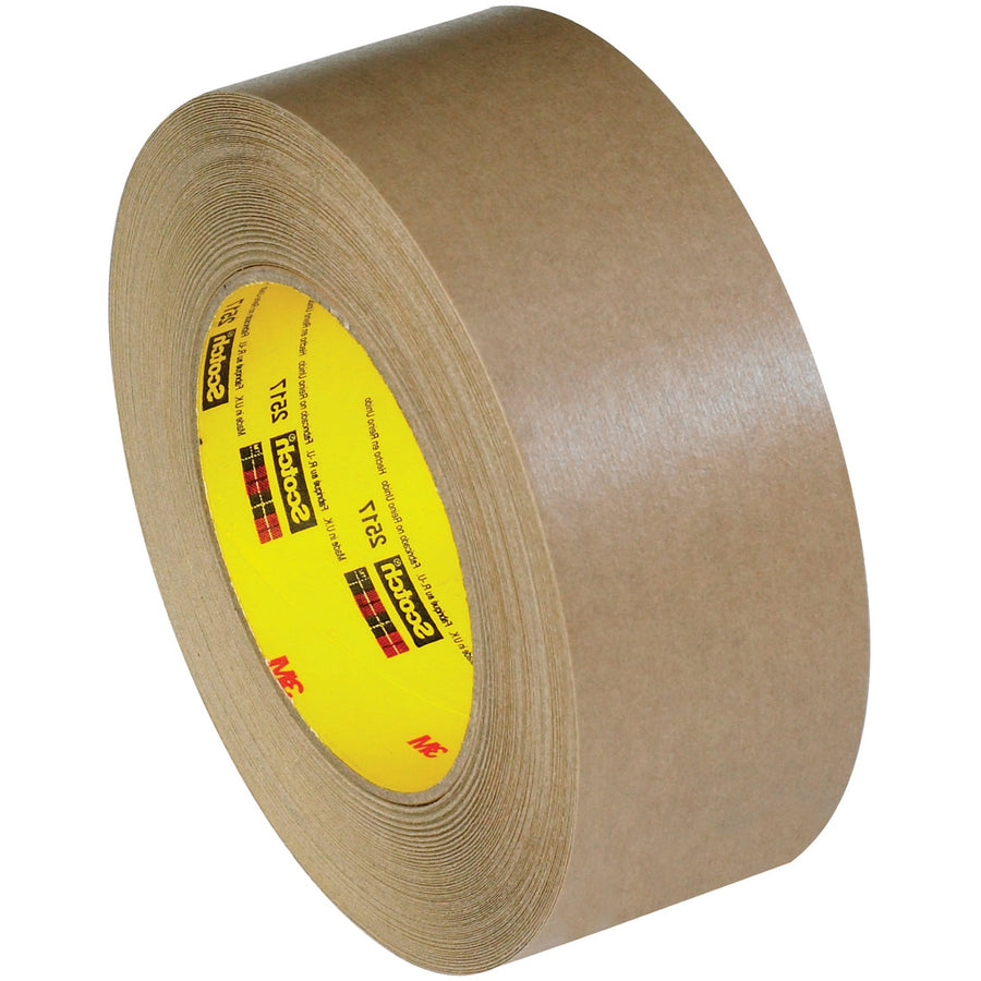 1.5 in x 60 yd 6.5 Mil Kraft Flatback Carton Sealing Tape 12-Pack T946251712PK