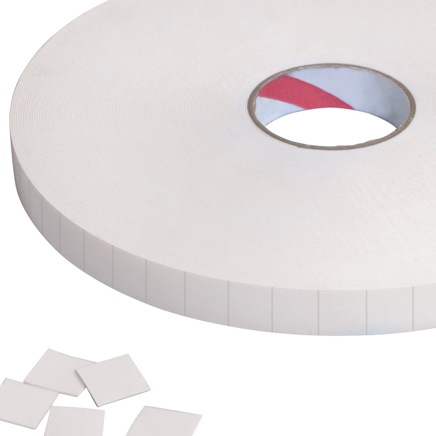 1x1 Removable Double-Sided Foam Squares 648/Roll T95220