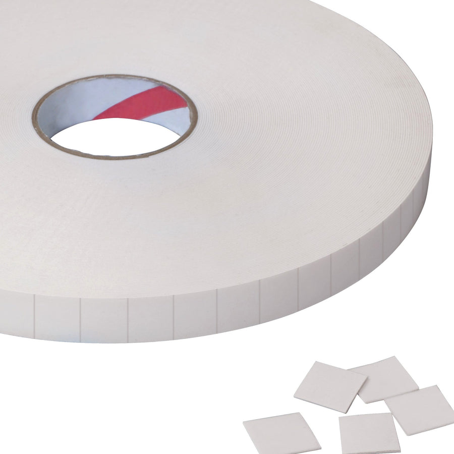 3/4 in 3/4 Removable Double-Sided Foam Squares 864/Roll T95226