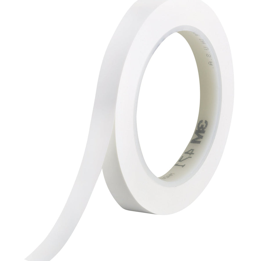 1/4 in x 36 yd White 471 Vinyl Safety Tape 3-Pack T9614713PKW