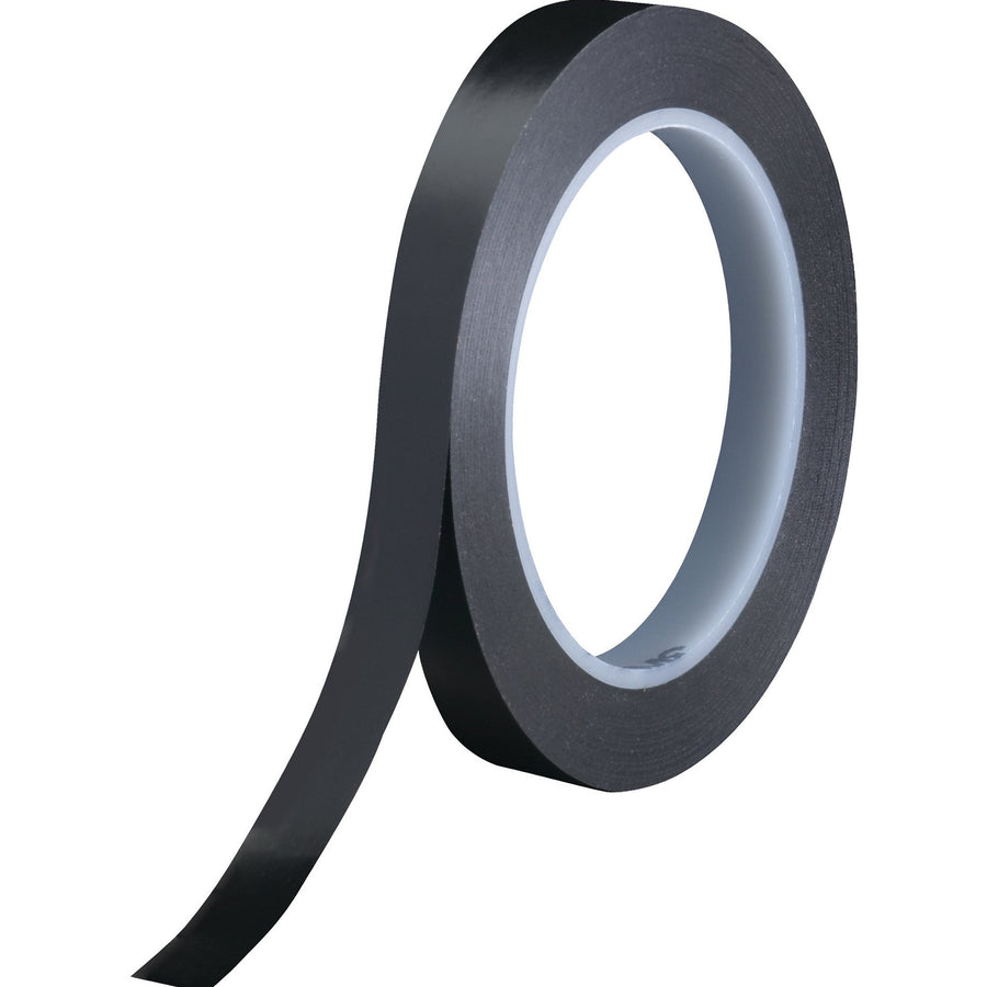1/4 in x 36 yd 5.2 Mil Black 471 Vinyl Tape 144/Case T961471B