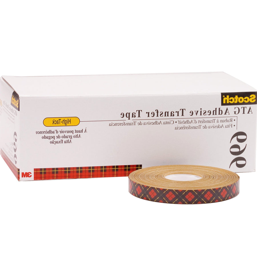 1/4 in x 36 yd 5 Mil 3M 969 Adhesive Transfer Tape 6/Case T9619696PK