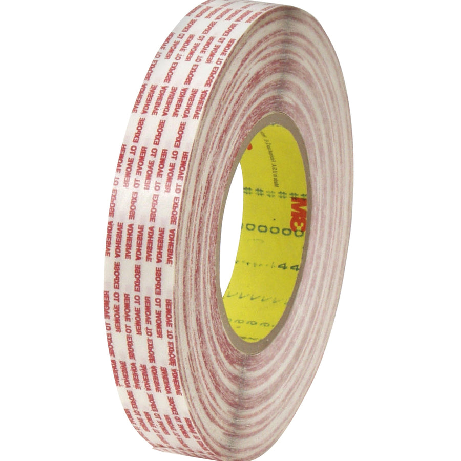 1/2 in x 360 yd 3M 476XL Double Sided Extended Liner Tape 12/Case T963476