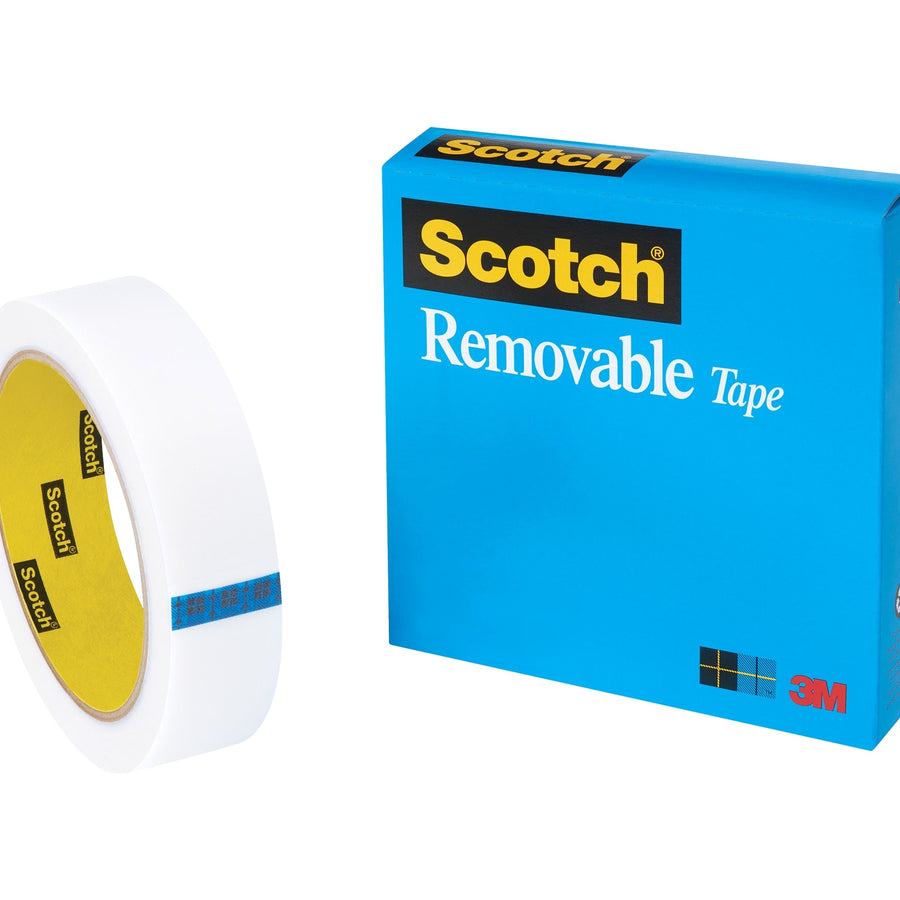 3/4 in x 36 yd Scotch 811 Removable Magic Tape 12/Case T9641811