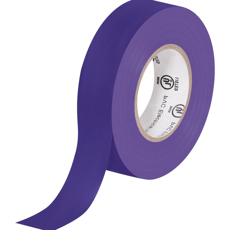 3/4 in x 20 yd 7.0 Mil Purple UL Listed Electrical Tape 10/Case T96461810PKM