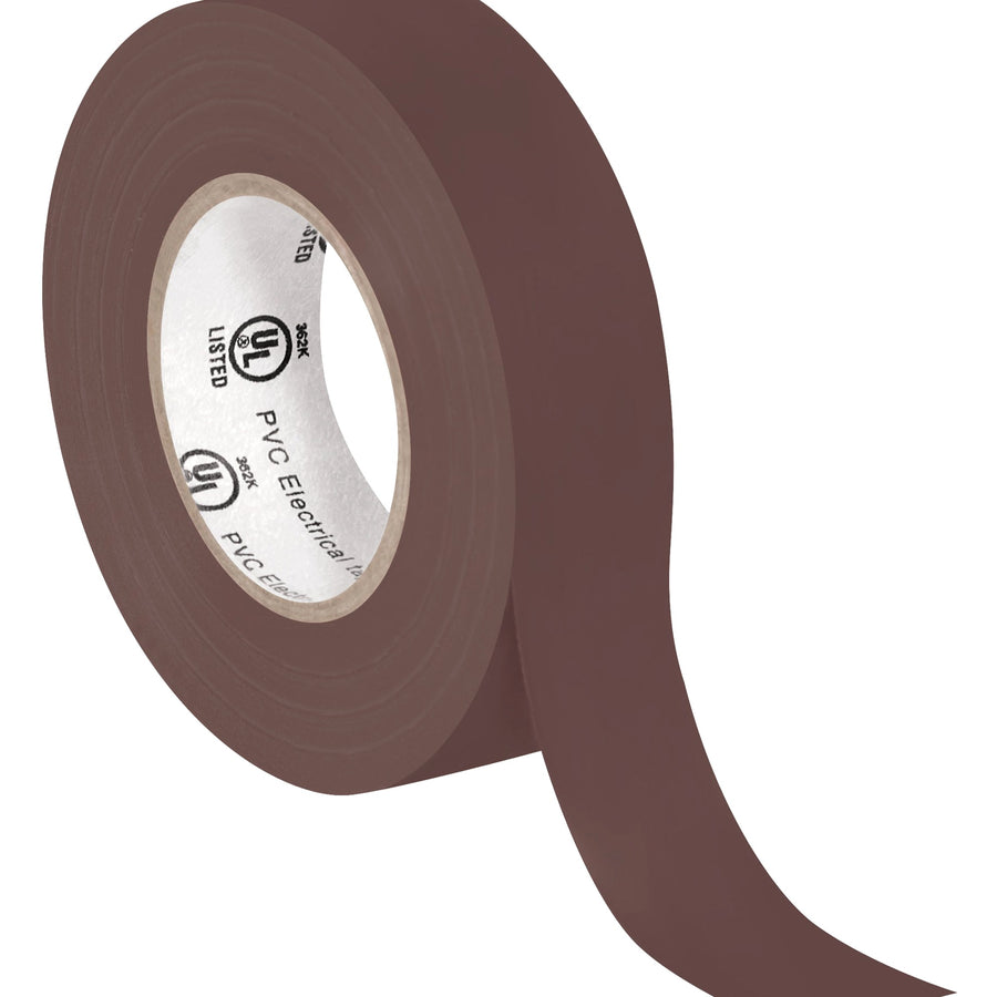 3/4 in x 20 yd 7 Mil Brown Vinyl Electrical Tape 10-Pack T96461810PKN