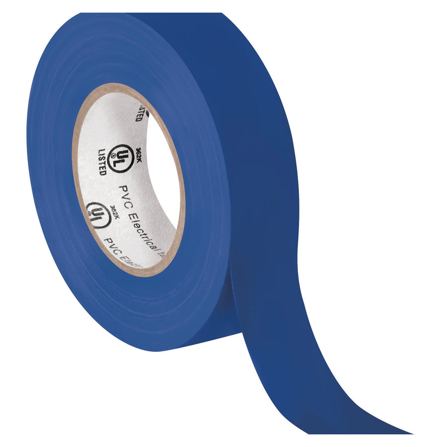 3/4 in x 20 yd 7.0 Mil Blue Vinyl Electrical Tape 200/Case T964618K