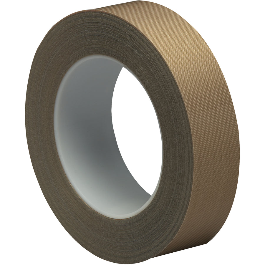 Heavy-duty 3M PTFE Glass Cloth Tape 5453 delivers reliable, easy-release performance on heat sealing machines up to 400°F. The 8.2 mil silicone adhesive backing and woven glass cloth reinforcement provide tensile strength and puncture resistance your packing line needs. 1 roll per case, ready to install.