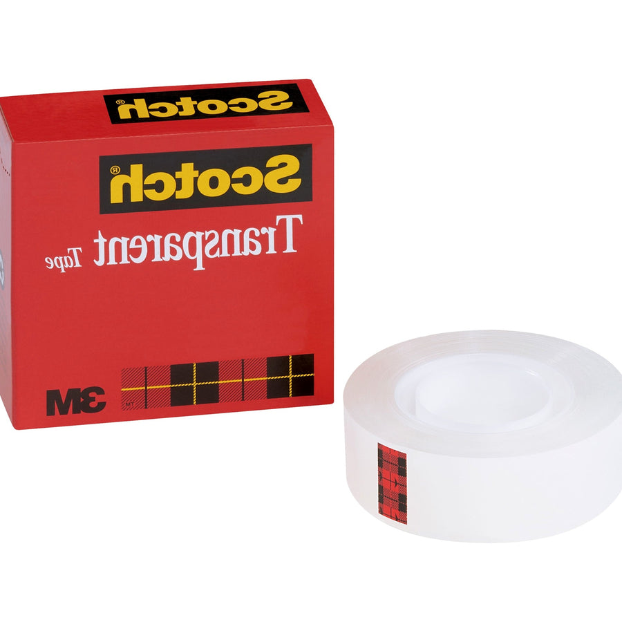 1 in x 72 yd 2.3 Mil Scotch 600 Transparent Tape 12-Pack T96560012PK