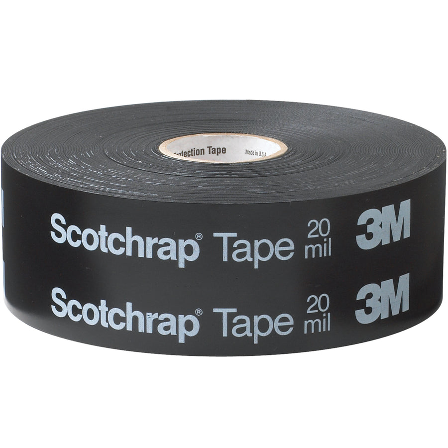 Professional-grade 3M 51 Scotchwrap corrosion protection tape delivers all-weather defense for pipes, conduits, and fittings above and below ground. Each case contains 12 rolls of 2" x 100' black tape with 20 mil PVC backing and high-tack rubber adhesive that bonds instantly to dispensers and application surfaces. UV and impact-resistant construction rated -55°F to 176°F for demanding industrial environments.