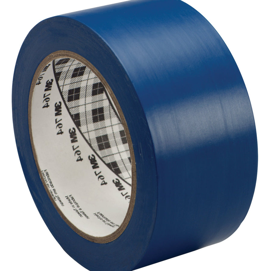 2 in x 36 yd 5.0 Mil Blue 3M 764 Vinyl Tape 24/Case T967764L