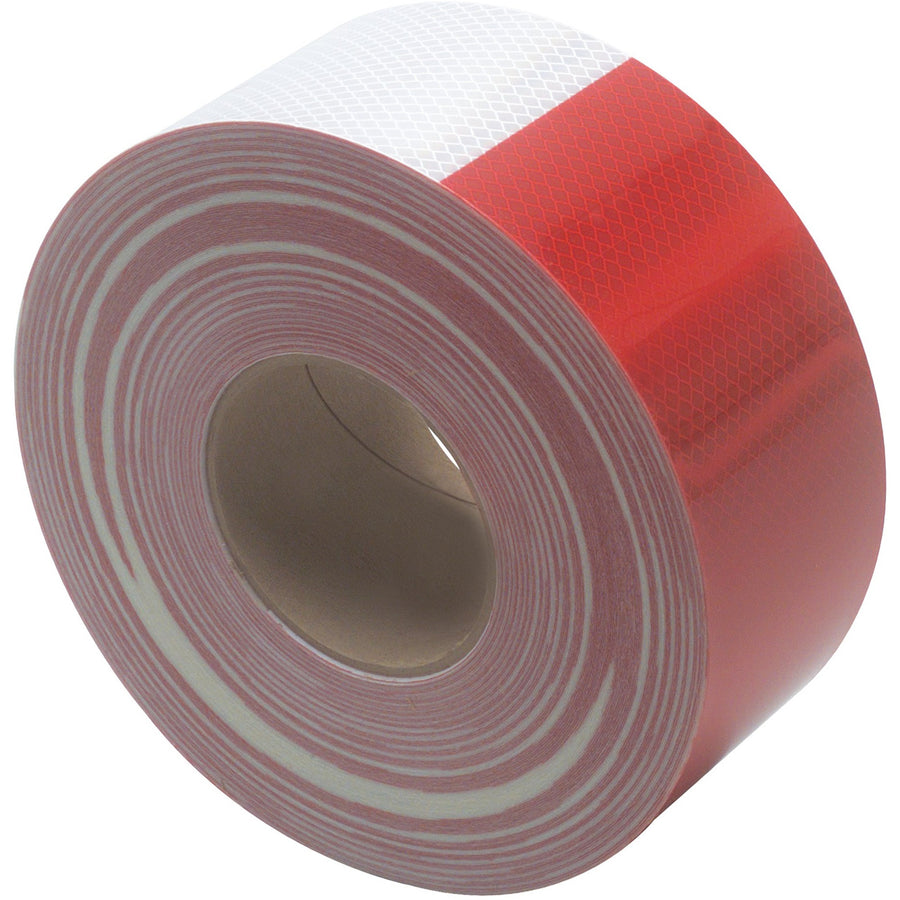 3 in x 150 ft Red/White 3M 983 Reflective Tape 1/Case T968983R