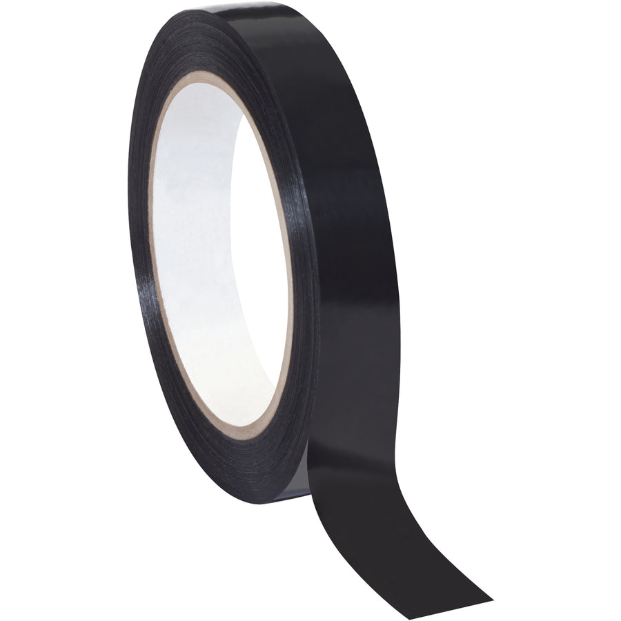 Professional-grade poly strapping tape engineered for reliable light-duty bundling, palletizing, and case sealing on any packing line. Each case delivers 12 rolls of 3/4" x 60 yard tensilized polypropylene with 90 lb tensile strength and dependable 60 oz/in adhesion to steel. Temperature-resistant formula handles warehouse and shipping conditions up to 160°F.