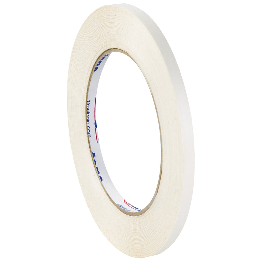 Tape Logic double-sided film tape delivers permanent, conformable bonding for high-speed packing line applications. Each case contains 188 rolls of 1/4" x 60 yards with 3.5 mil vinyl and acrylic adhesive. 3" core size engineered for standard tape dispensers–splice paper, foil, and materials without downtime.