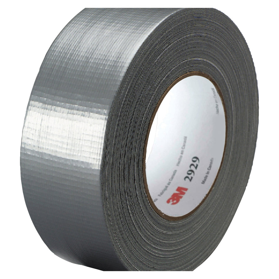2 in x 50 yd 6 Mil Silver 3M 2929 Duct Tape 3/Case T98729293PK