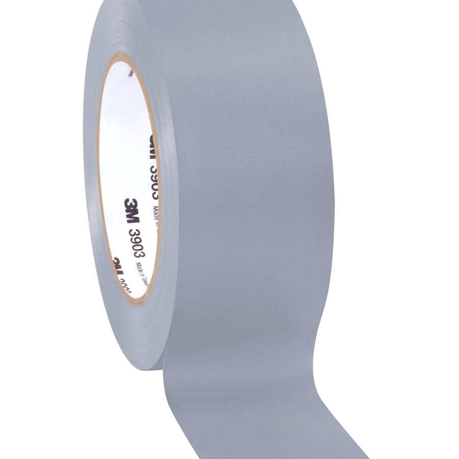 2 in x 50 yd Gray 3903 Vinyl Duct Tape 24/Case T9873903