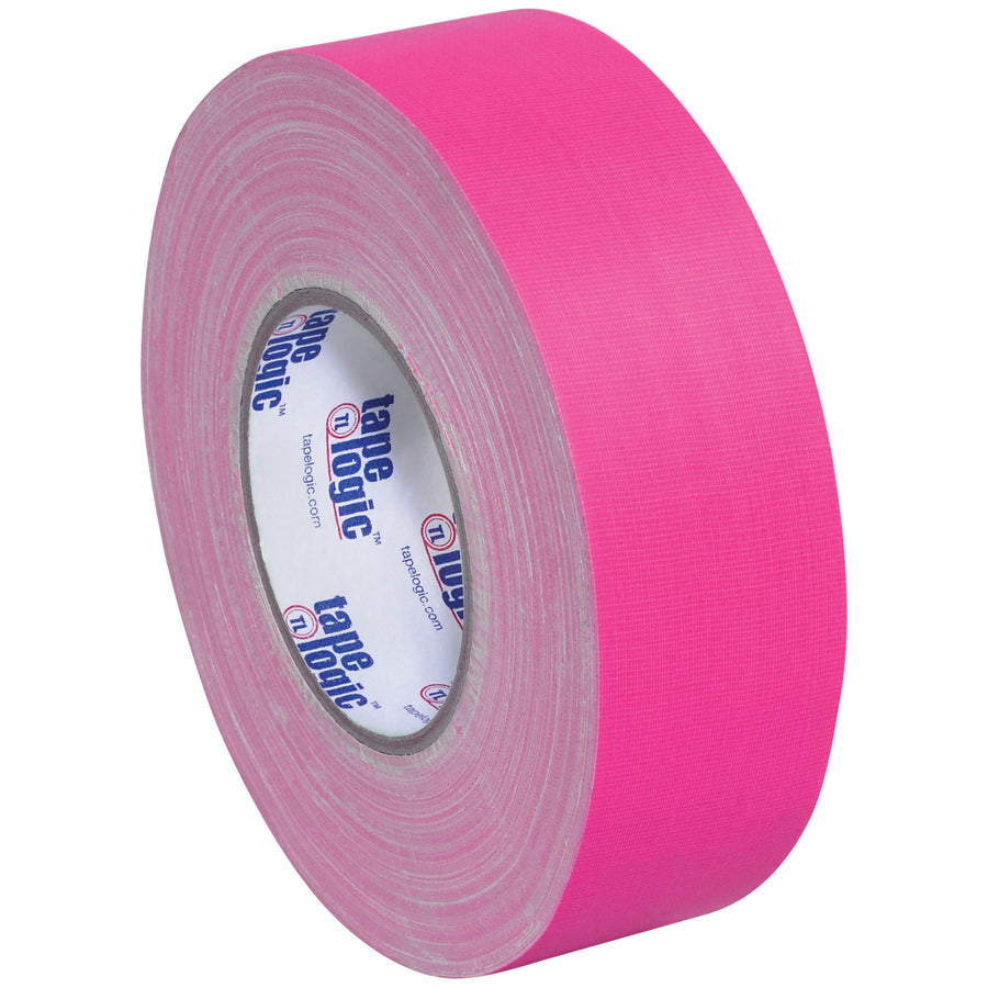 Industrial-grade 11 mil fluorescent pink gaffers tape engineered for packing line supervisors who need reliable adhesion without residue. Each roll delivers 50 yards of 2" width with 36 lb tensile strength–ideal for securing cartons, identifying obstacles, and sealing cases in low-light warehouse environments. Ships as a case of 3 rolls.